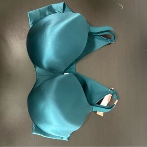 Cacique Teal Intimates & Sleepwear Bra lightly lined balconette 44DDD